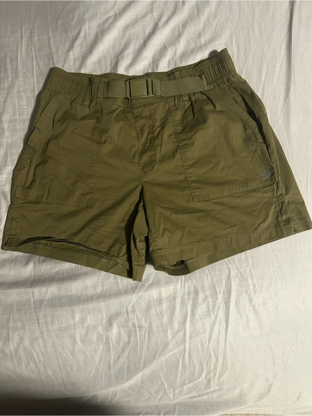 Mondetta Olive Green Athletic Utility Shorts Size L